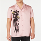 INC Men's Tencel Printed Button-Down Shirt Pink Size M