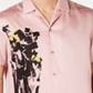 INC Men's Tencel Printed Button-Down Shirt Pink Size M