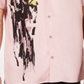 INC Men's Tencel Printed Button-Down Shirt Pink Size M