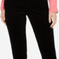 Charter Club Women's Lexington Corduroy Tummy-Control Pants  Black Size 18 S