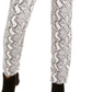 Inc International Concepts Women's Essential Snake-Print Skinny Jeans Gray Size 8