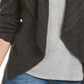 Style & Co Women's Pointelle Shawl Collar Cardigan Black Size Petite XL