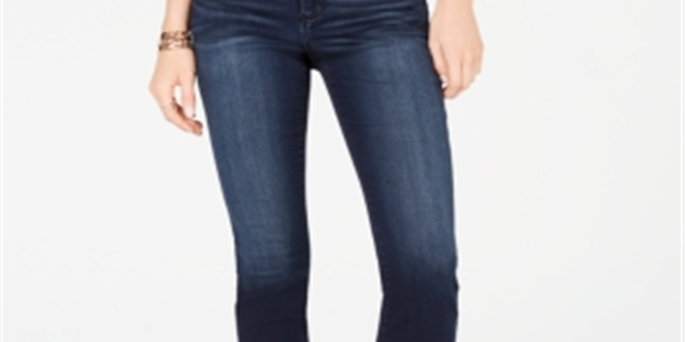 Inc International Concepts Women's Stretch Cropped Jean Amour Wash Blue Size 2