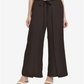 NY Collection Women's Wide Leg Pants Black Size Small