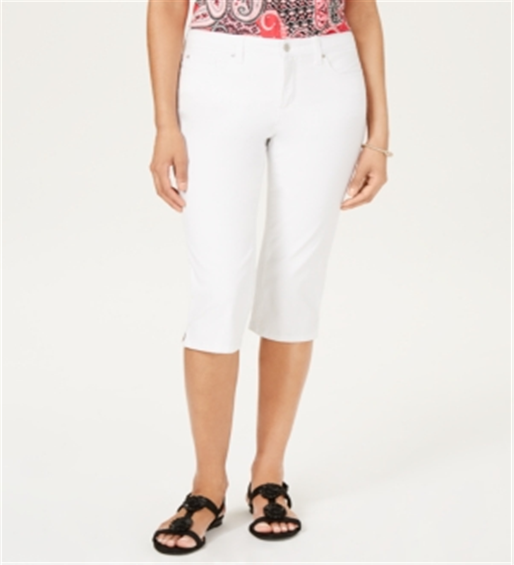 Charter Club Women's Capri Pants White Size 14