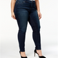 Inc International Concepts Women's Plus Size Beyond Stretch Skinny Cosmos Wash Blue 18W