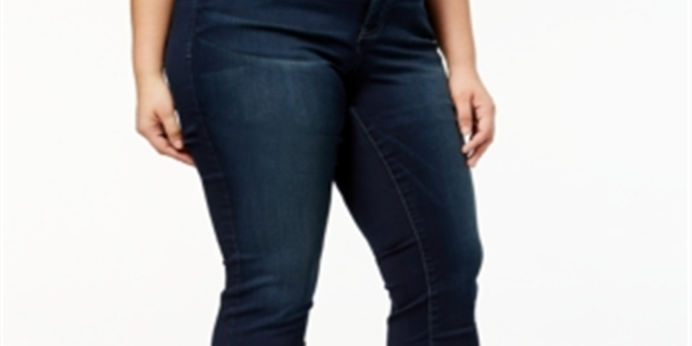 Inc International Concepts Women's Plus Size Beyond Stretch Skinny Cosmos Wash Blue 18W