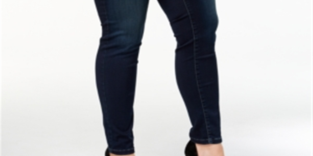 Inc International Concepts Women's Plus Size Beyond Stretch Skinny Cosmos Wash Blue 18W