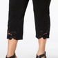 INC Women's Black Capri Pants Black Size 22W