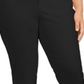 Style & Co Women's Plus Tummy Control Cropped Cuffed Jeans Black Size Petite Small