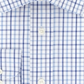Eagle Men's Regular-Fit Check Dress Shirt Blue Size 15X32-33