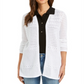 Charter Club Women's Pointelle Knit Open Front Cardigan White Size Small