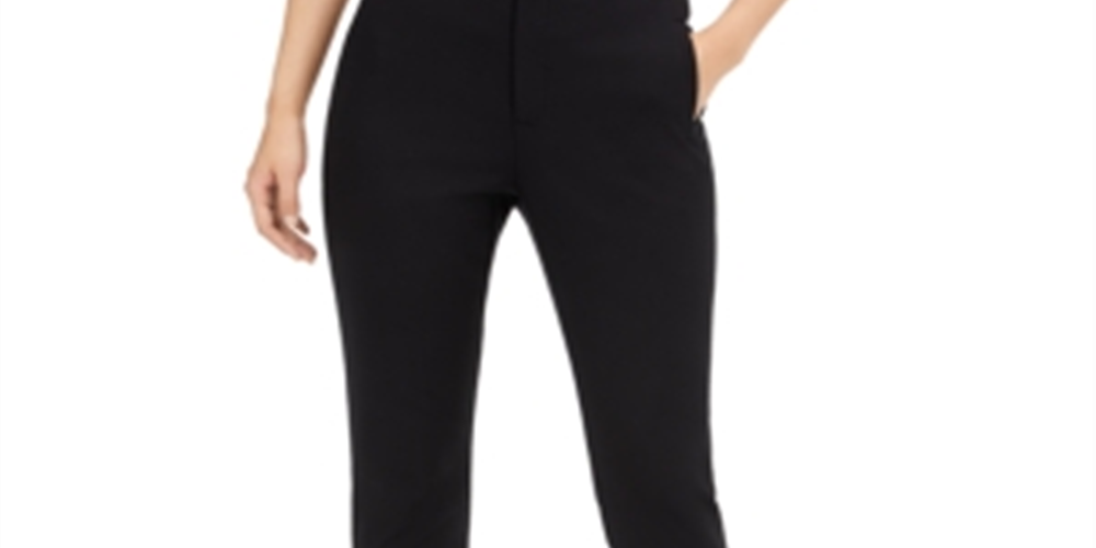 Inc International Concepts Women's Petite Cigarette Pants Black Size Petite 4
