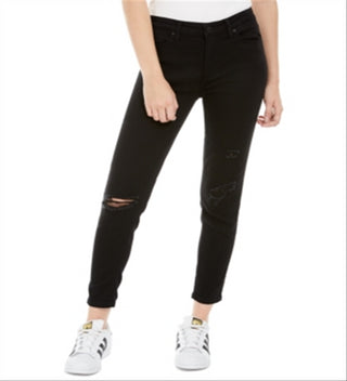 Celebrity Pink Women's Curvy Mid Rise Skinny Jeans Black Size 5/27