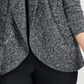 Karen Scott Women's Cocoon Cardigan Black Size Petite XL