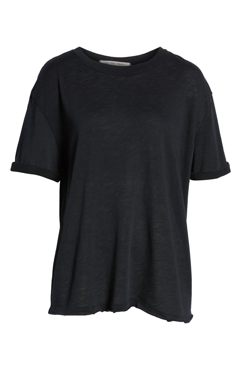 Free People Women's Knit Solid Pullover Top  Pink Size Large