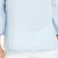 Charter Club Women's Linen Bell Sleeve Top Blue Size X-Small