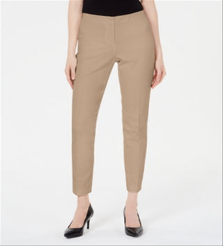 Alfani Women's Petite Bi-Stretch Hollywood Skinny Pants Brown Size 10 P