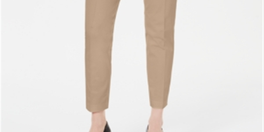 Alfani Women's Petite Bi-Stretch Hollywood Skinny Pants Brown Size 10 P
