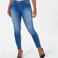 Inc International Concepts Women's Curvy-Fit Stretch Skinny Jeans - Horizon Wash Blue Size 18