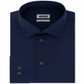 Kenneth Cole Men's Regular Fit Solid Dress Shirt Blue Size L