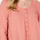 Style & Co Women's Swing Blouse Coral Size Petite L