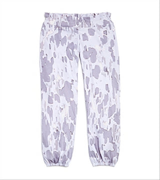 Wildfox Girl's Malibu Camouflage Sweatpants Gray Size X-Large