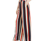 Bar III Women's Striped Wide Leg Pants Black Size Small