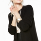 Charter Club Women's Pure Cashmere Duster Cardigan Black Size Petite L