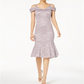 R & M Richards Women's Lace Sweetheart Neck Dress Pink Size 8