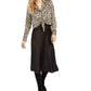 Bar III Women's Satin MIDI Skirt Black Size Small