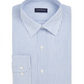 Clubroom Men's Striped Collared Dress Shirt Blue Size 16.5X32-33