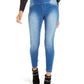 Thalia Sodi Women's Lace up Light Wash Jeggings Blue Size XX-Large