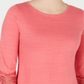 Charter Club Women's Cotton Lace Trim Top Pink Size Petite L
