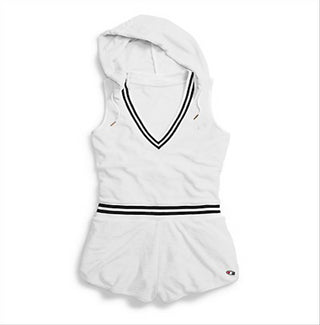 Champion Women's Romper Fitness Running White Size Large