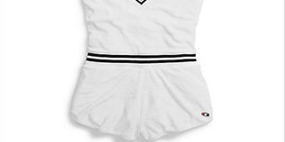 Champion Women's Romper Fitness Running White Size Large