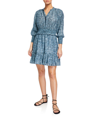 Rebecca Minkoff Women's Chloe Dress Blue Size Medium