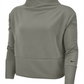 Nike Women's Get Fit Fleece Mock Neck Top Green Size Large