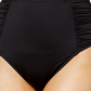 Bar III Women's Bikini Swim Bottom Black Size M