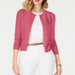 Charter Club Women's Textured Cardigan Pink Size X-Small