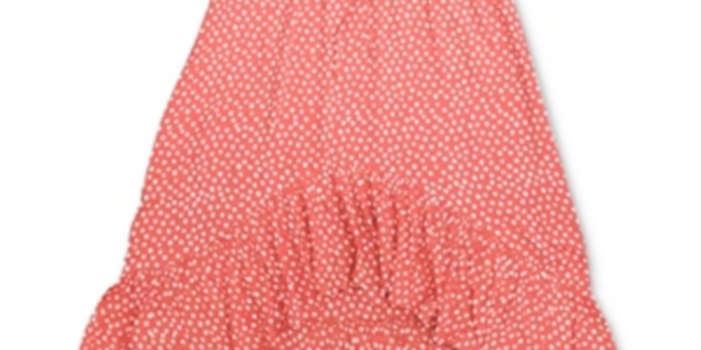 Style & Co Women's Below the Knee Dress Brown Size Large