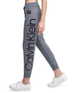 Calvin Klein Women's Performance Logo Joggers Blue Size L