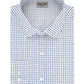 Kenneth Cole Reaction Men's Technicole Slim Fit 3 Way Stretch Non Iron Printed Dress Shirt Blue Size L