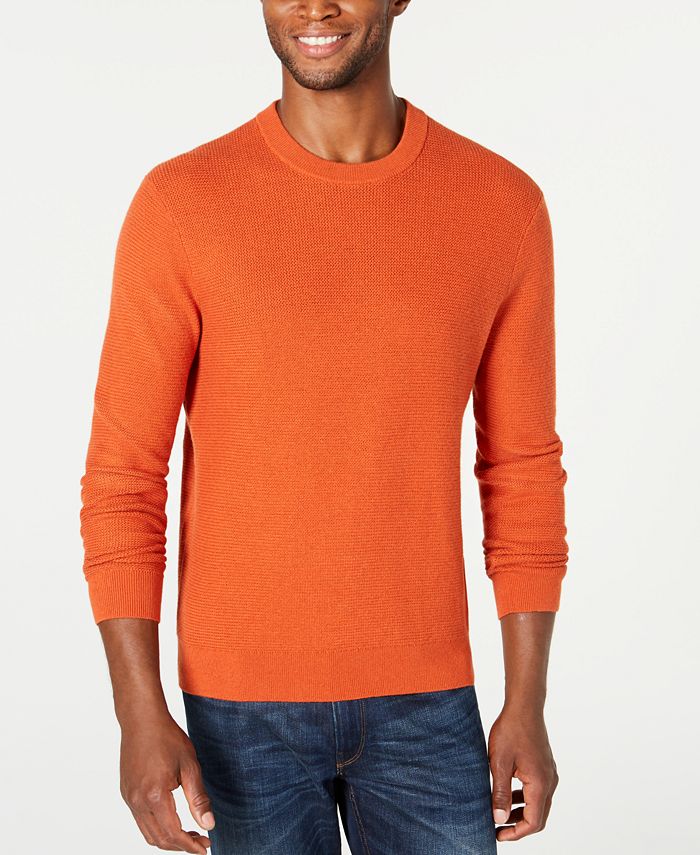 Michael Kors Men's Crewneck Sweater Orange Size X-Large
