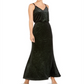 Calvin Klein Women's Sparkle Velvet Blouson Gown Black Size 16