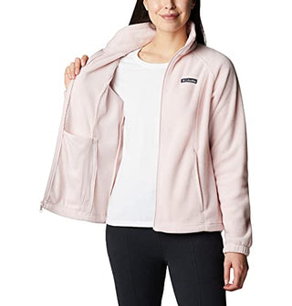 Columbia Women's Plus Benton Springs Fleece Jacket Pink Size 2XL
