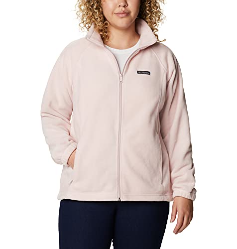 Columbia Women's Plus Benton Springs Fleece Jacket Pink Size 2XL