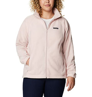 Columbia Women's Plus Benton Springs Fleece Jacket Pink Size 2XL