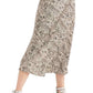 Free People Women's Printed Tea Length Pencil Skirt Gray Size 2