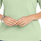 Karen Scott Women's Cotton Ring Top Green Size Small